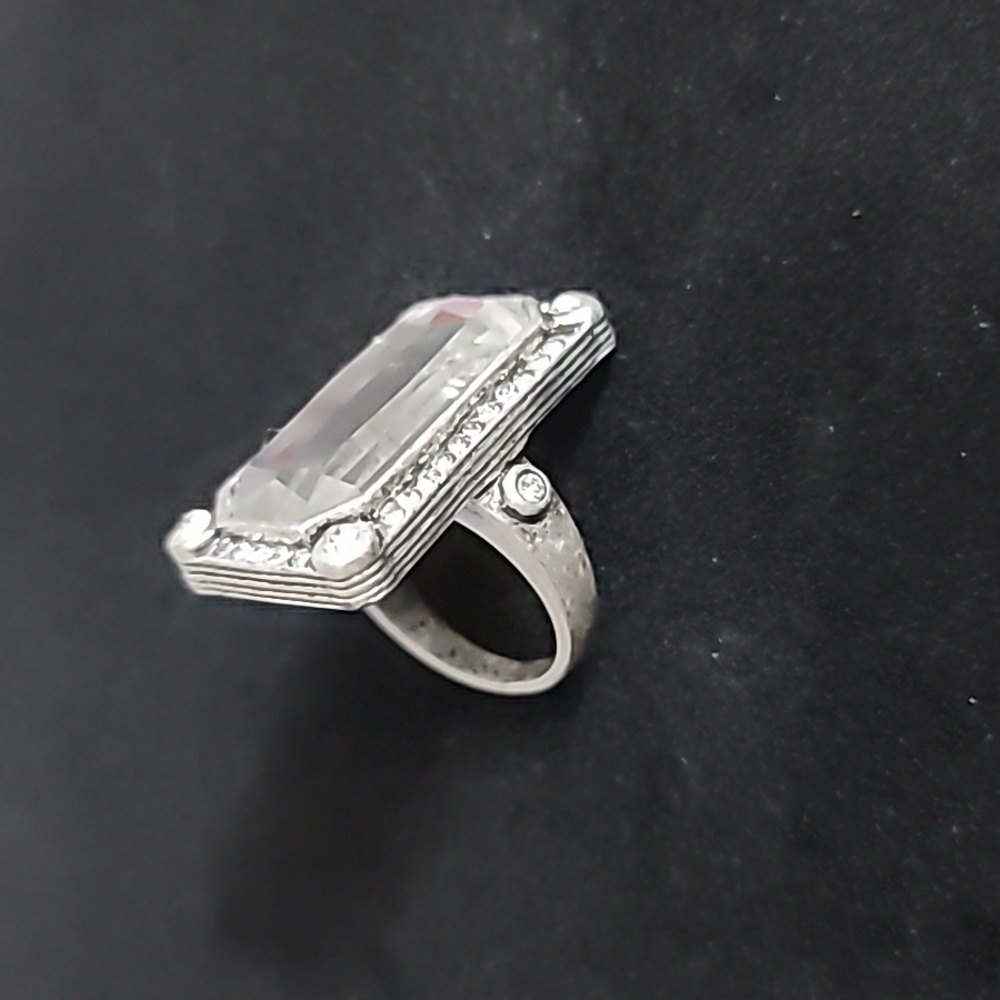 Lia Sophia Mirror Ring Size 7 - Picture 2 of 7